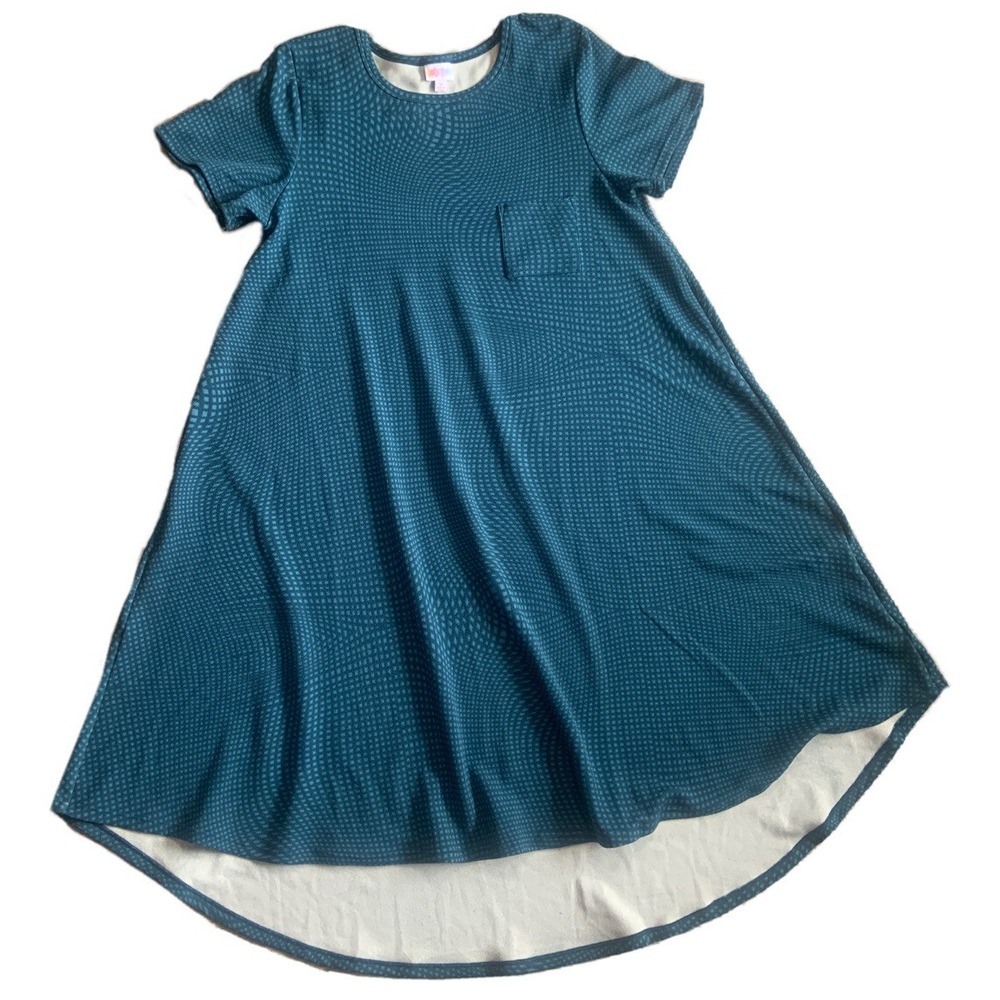 LULAROE WOMENS HIGH LOW  TUNIC DRESS SIZE M BX